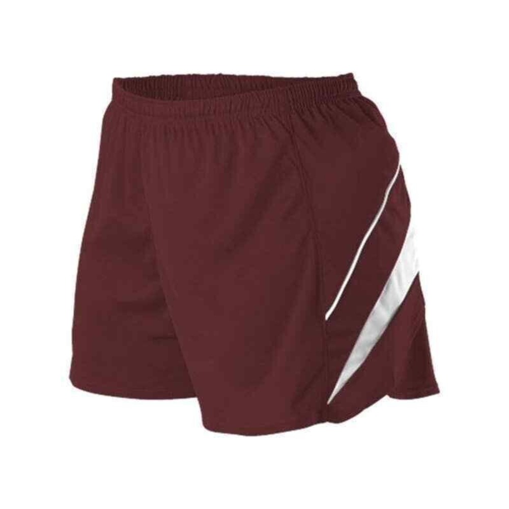 Alleson Athletic Track Shorts Womens Small Maroon Running Gym Lightweight‎ NWT